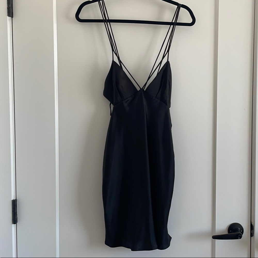 Zara Mini Black Strappy Dress